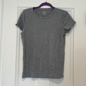 J crew slub cotton grey